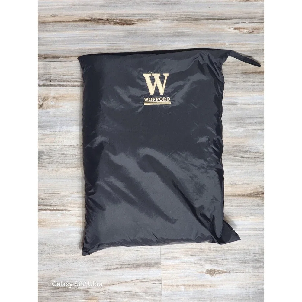 Wofford Fleece Blanket‎ with Black Nylon Backing Carolina Traders